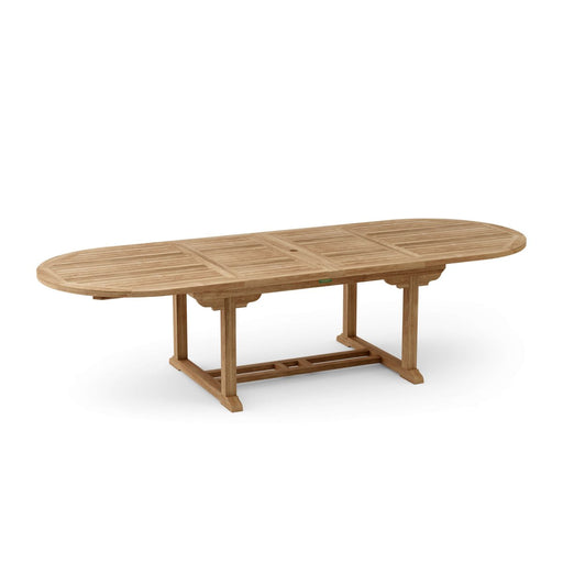 Large Teak Outdoor Table (117" Long Oval) - Bahama - Teak HQ™