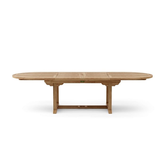 Large Teak Outdoor Table (117" Long Oval) - Bahama - Teak HQ™
