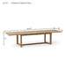 Large Teak Patio Table (136" Long Rectangle) - Catania - Teak HQ™