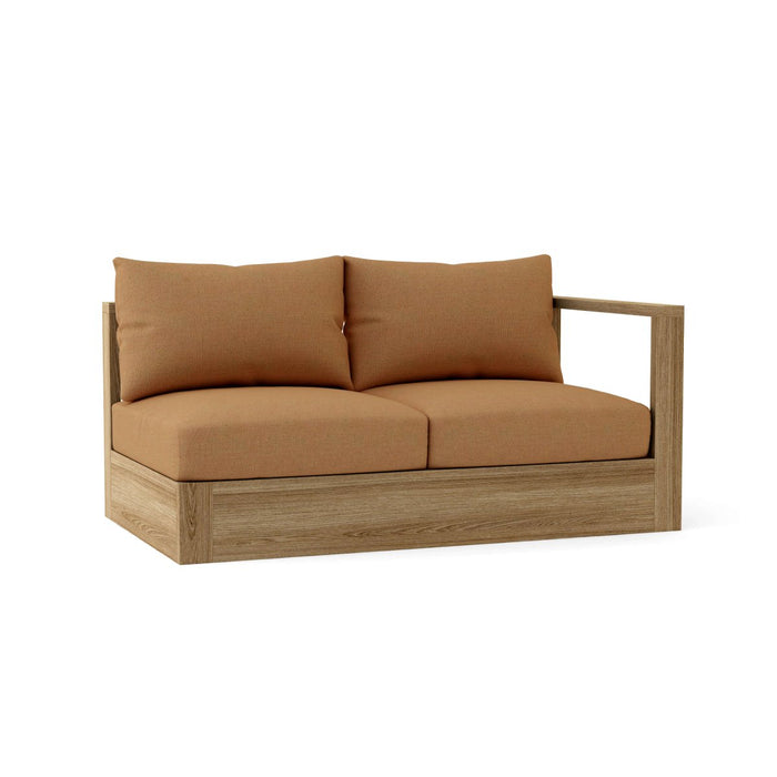 Left End Copacabana Teak Sectional Piece - Teak HQ™