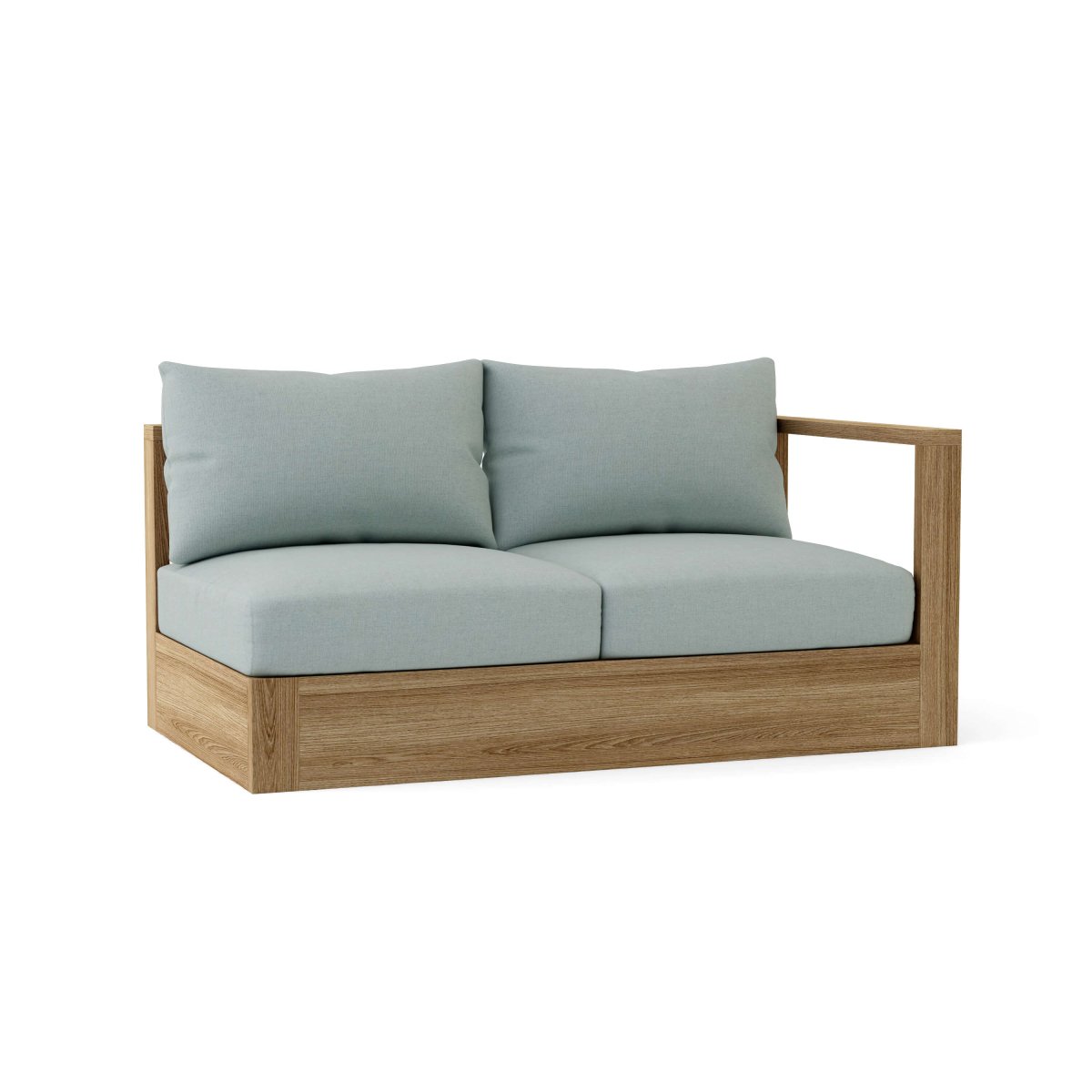Left End Copacabana Teak Sectional Piece - Teak HQ™