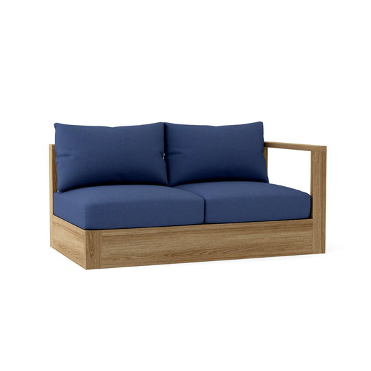 Left End Copacabana Teak Sectional Piece - Teak HQ™