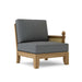 Left End Luxe Teak Sectional Piece - Teak HQ™