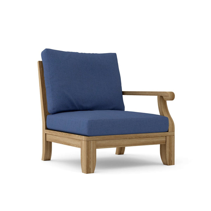 Left End Riviera Teak Sectional Piece - Teak HQ™