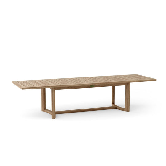 Long Teak Outdoor Table (136" Long Rectangle) - Coronado - Teak HQ™