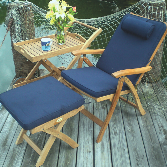 Teak Recling Chair - Estate