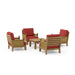 Luxury Teak Garden Furniture - Luxe 5 - Piece Set - Teak HQ™
