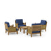 Luxury Teak Garden Furniture - Luxe 5 - Piece Set - Teak HQ™