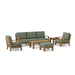 Luxury Teak Outdoor Furniture - Riviera 8 - Piece Sectional Set - Teak HQ™
