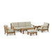 Luxury Teak Outdoor Furniture - Riviera 8 - Piece Sectional Set - Teak HQ™