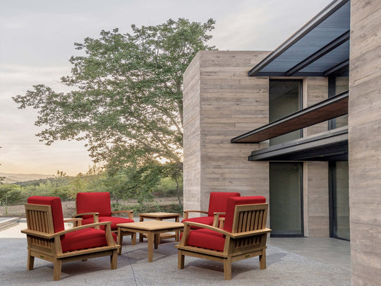 Luxury Teak Patio Furniture - Brianna 6 - Piece Set - Teak HQ™