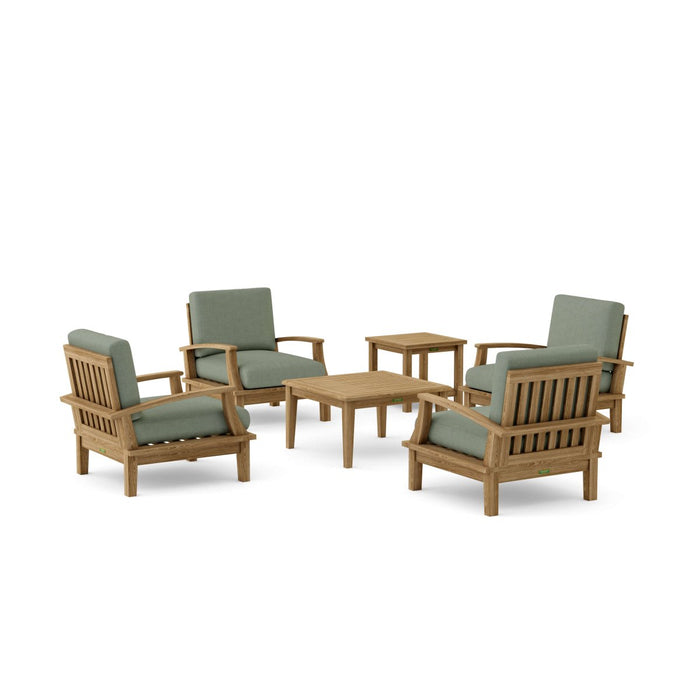 Luxury Teak Patio Furniture - Brianna 6 - Piece Set - Teak HQ™