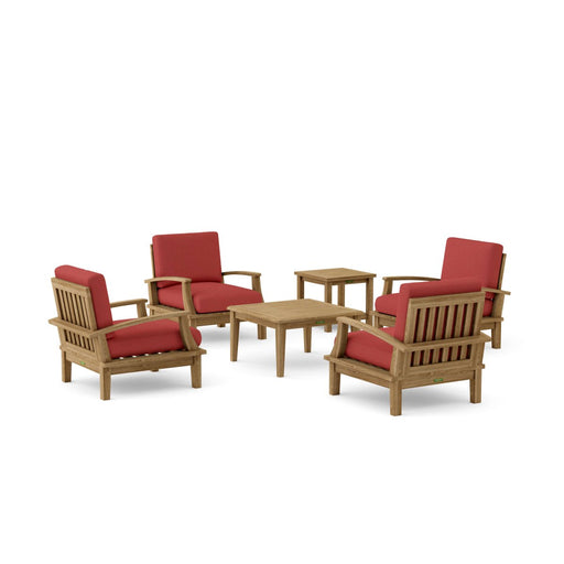 Luxury Teak Patio Furniture - Brianna 6 - Piece Set - Teak HQ™