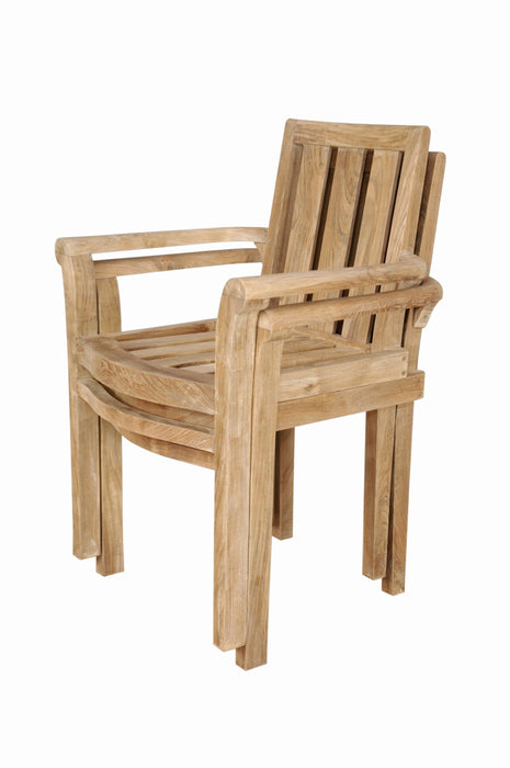 Teak Stacking Chairs (Set of 4) - Classic