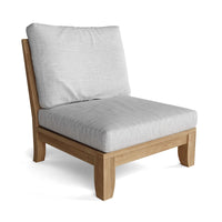 Middle Insert Luxe Teak Sectional Piece