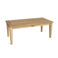 Modern Teak Coffee Table (47" Long Rectangle) - Brianna
