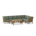 Modern Teak Furniture - Natsepa 8 - Piece Sectional Set - Teak HQ™