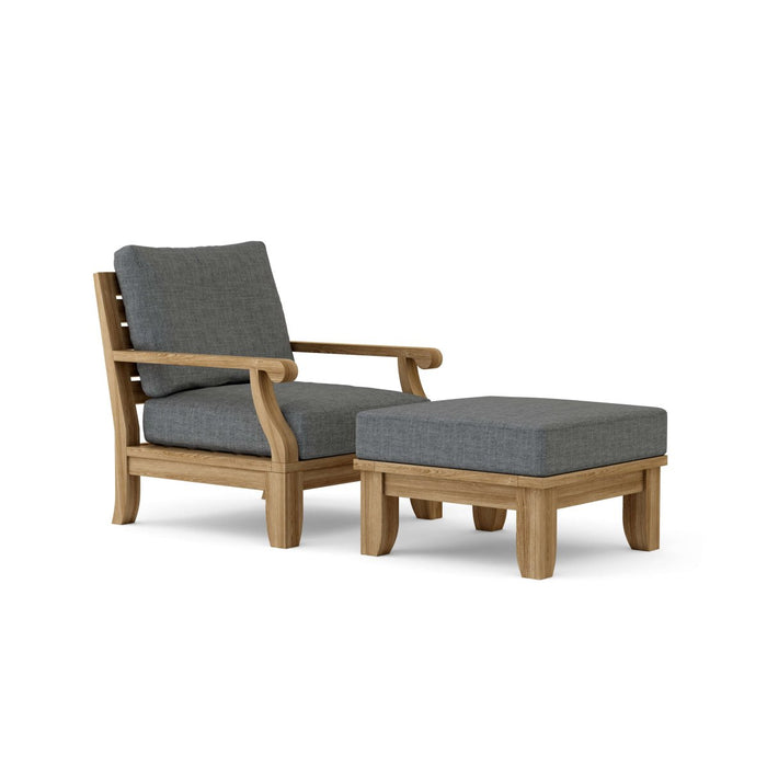 Modern Teak Garden Furniture - Riviera 2 - Piece Set - Teak HQ™