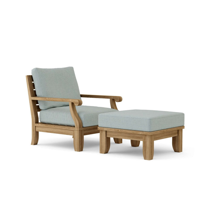 Modern Teak Garden Furniture - Riviera 2 - Piece Set - Teak HQ™