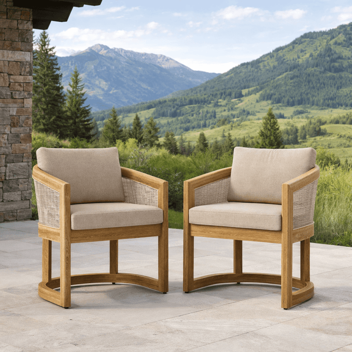 Modern Teak Outdoor Chair - Catania - Teak HQ™