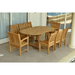 Modern Teak Outdoor Dining Set - Bahama (Table) & Sahara (8 Chairs) - Teak HQ™