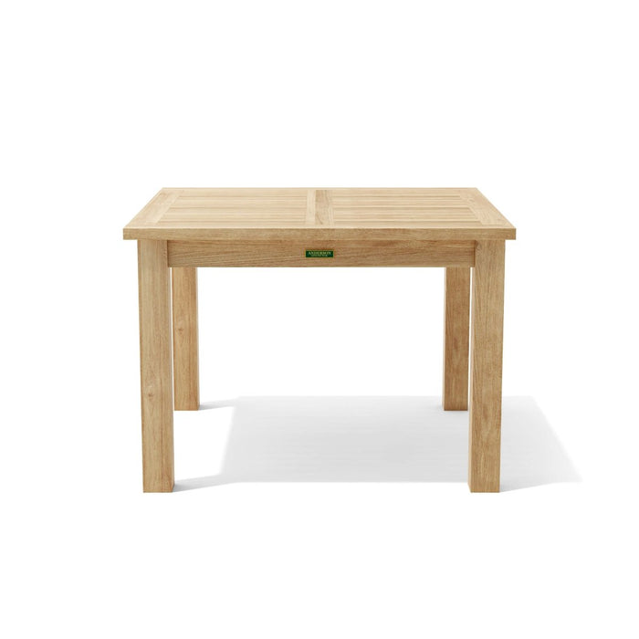 Modern Teak Outdoor Dining Table (42" Square) - Montage - Teak HQ™