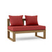 Modern Teak Outdoor Sectional - Arena (Straight) - Teak HQ™