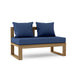 Modern Teak Outdoor Sectional - Arena (Straight) - Teak HQ™