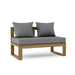 Modern Teak Outdoor Sectional - Arena (Straight) - Teak HQ™