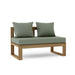 Modern Teak Outdoor Sectional - Arena (Straight) - Teak HQ™