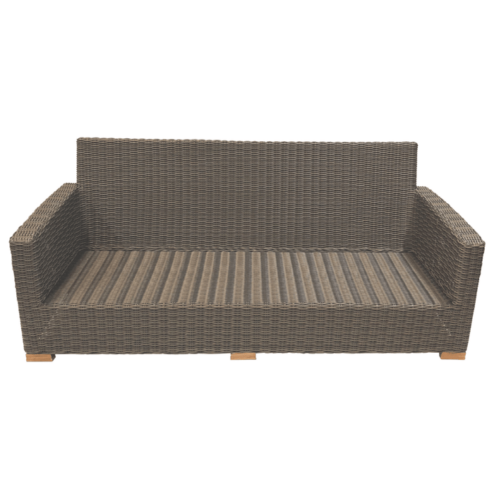 Modern Teak Outdoor Sofa - Sanibel - Teak HQ™