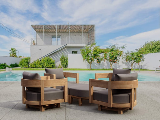 Modern Teak Patio Furniture - Coronado 6 - Piece Set - Teak HQ™