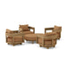 Modern Teak Patio Furniture - Coronado 6 - Piece Set - Teak HQ™