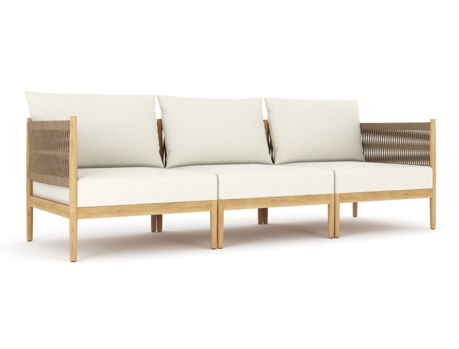 Modern Teak Sectional (Right End Piece) - San Lucas - Teak HQ™