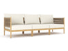 Modern Teak Sectional (Right End Piece) - San Lucas - Teak HQ™