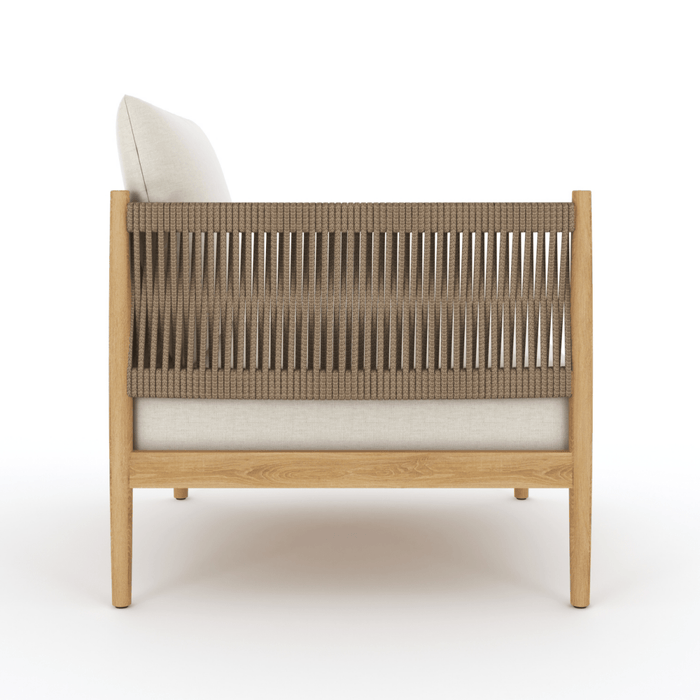 Modern Teak Sectional (Right End Piece) - San Lucas - Teak HQ™