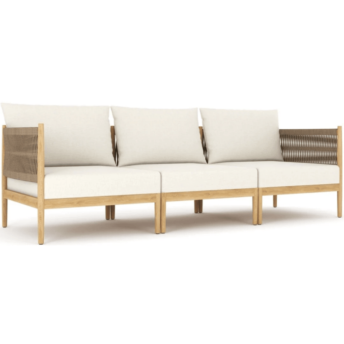 Modern Teak Sectional (Right End Piece) - San Lucas - Teak HQ™