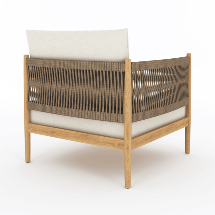 Modern Teak Sectional (Right End Piece) - San Lucas - Teak HQ™