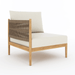 Modern Teak Sectional (Right End Piece) - San Lucas - Teak HQ™