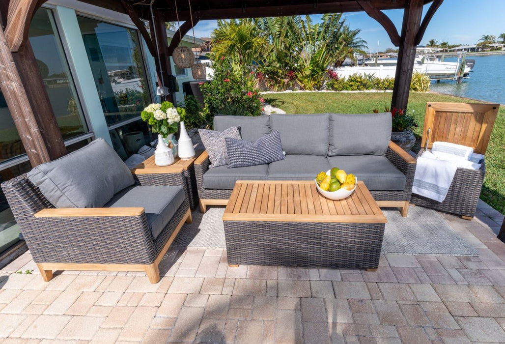 Modern Teak Sofa - Boca - Teak HQ™