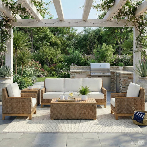 Modern Teak Sofa - Boca - Teak HQ™