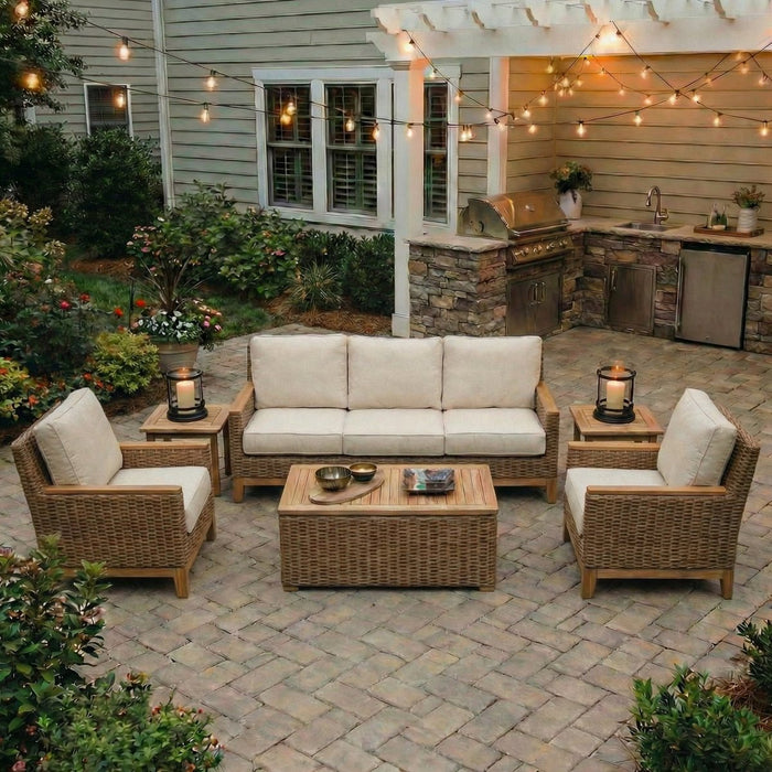 Modern Teak Sofa - Boca - Teak HQ™