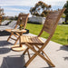 Natural Teak Outdoor Folding Chair - Portico - Teak HQ™