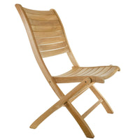 Natural Teak Outdoor Folding Chair - Portico