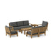 Natural Teak Outdoor Furniture - Riviera 10 - Piece Modular Set - Teak HQ™
