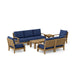 Natural Teak Outdoor Furniture - Riviera 10 - Piece Modular Set - Teak HQ™