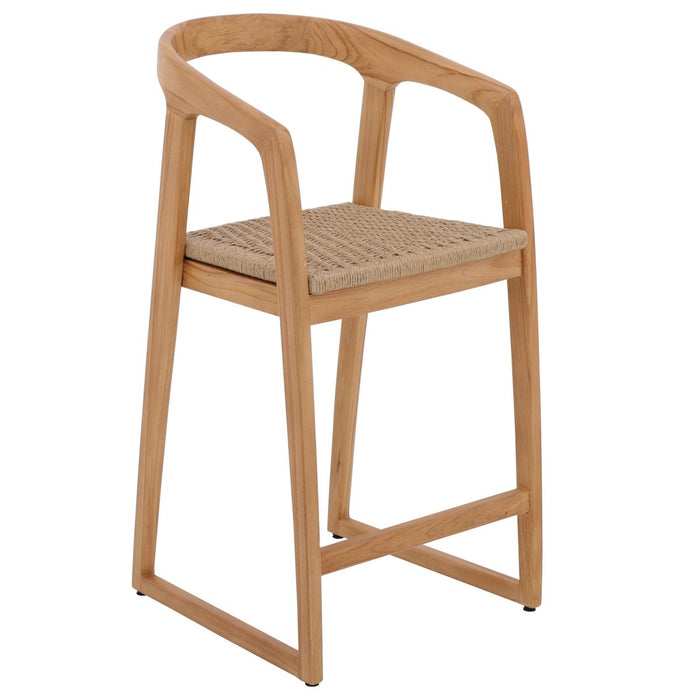 Natural Teak Wood Bar Chair - Solara - Teak HQ™