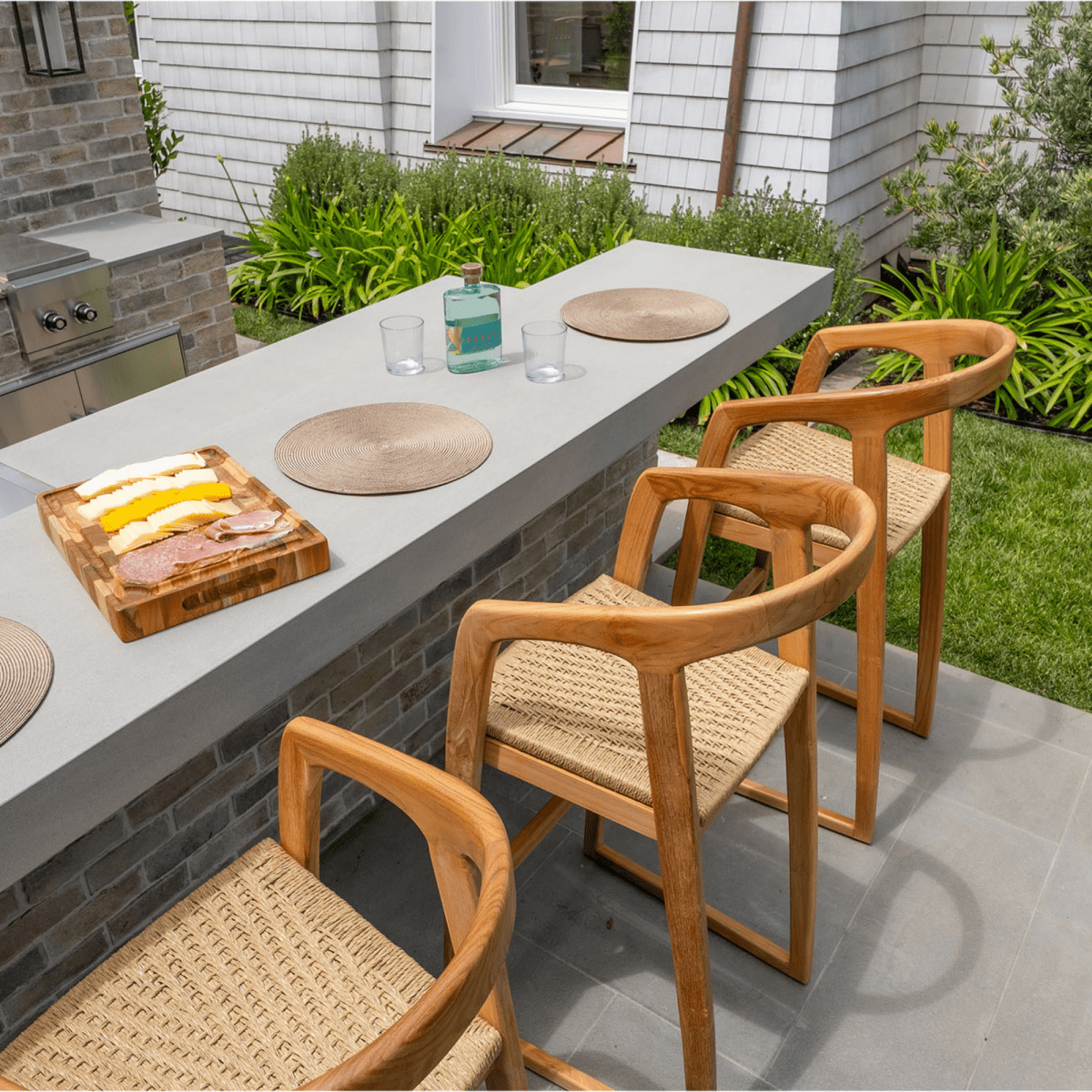 Natural Teak Wood Bar Chair - Solara - Teak HQ™