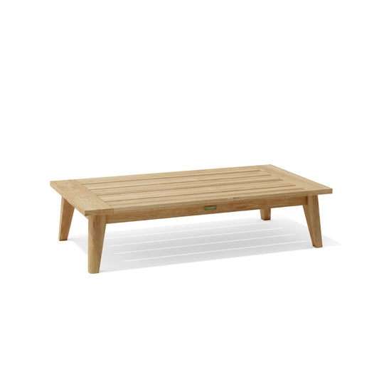 Natural Teak Wood Coffee Table (62" Long Rectangle) - Toscana - Teak HQ™