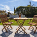 Oiled Teak Folding Arm Chair for Outdoor Patio - Monaco - Teak HQ™
